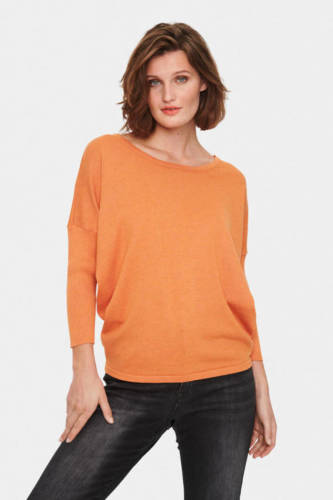 Saint Tropez gebreide trui Mila oranje