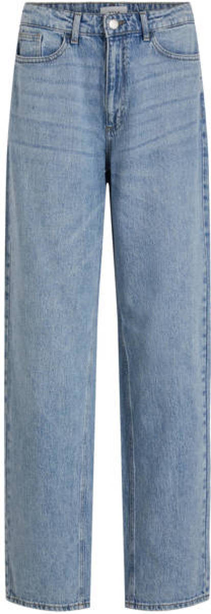 VILA high waist loose fit jeans VIKELLY blauw