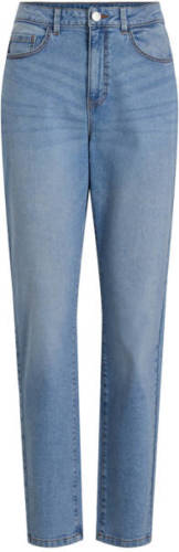 VILA high waist mom jeans VINAOMI blauw