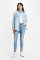 Levi's 721 high waist skinny jeans light blue denim