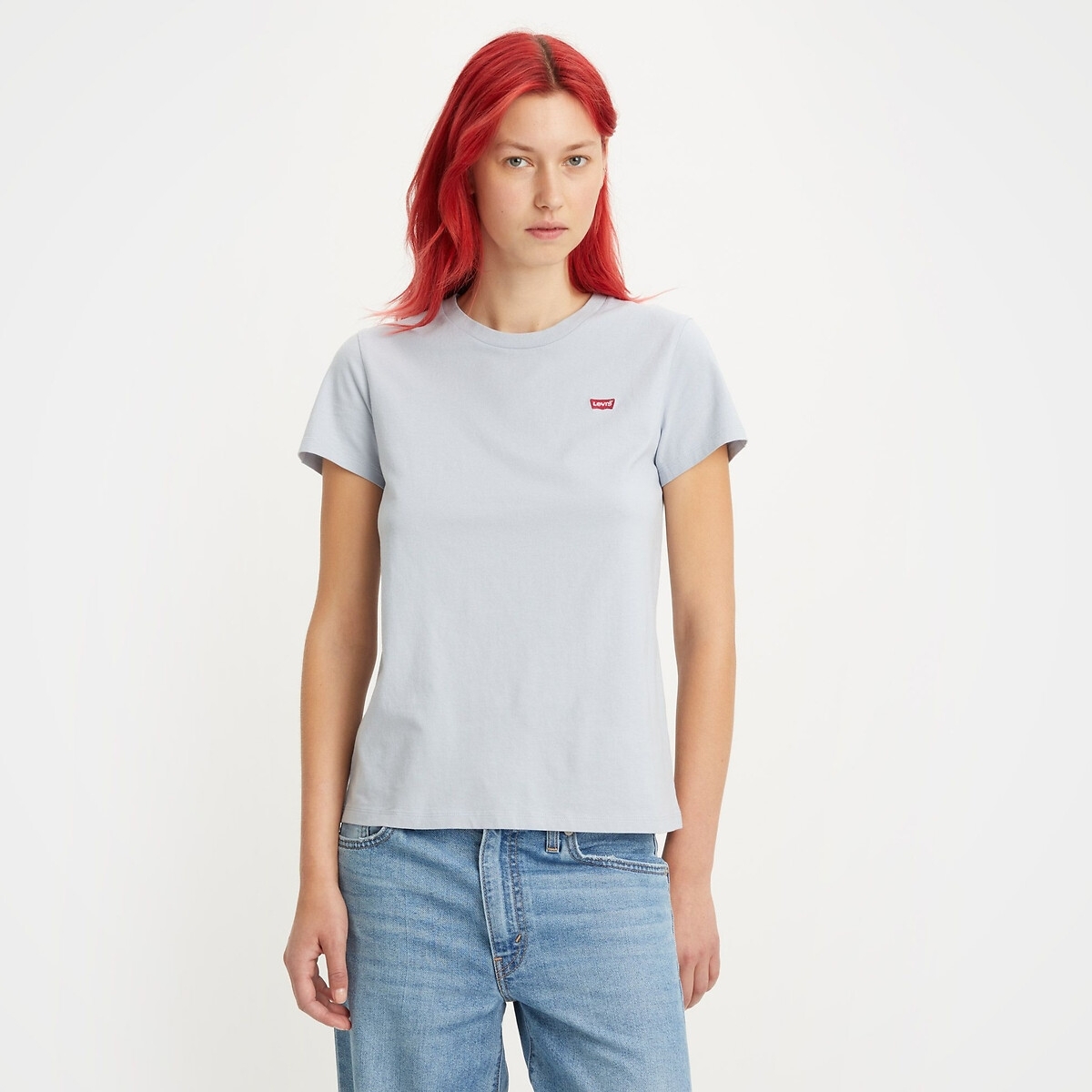 Levi's T-shirt met logo lichtblauw