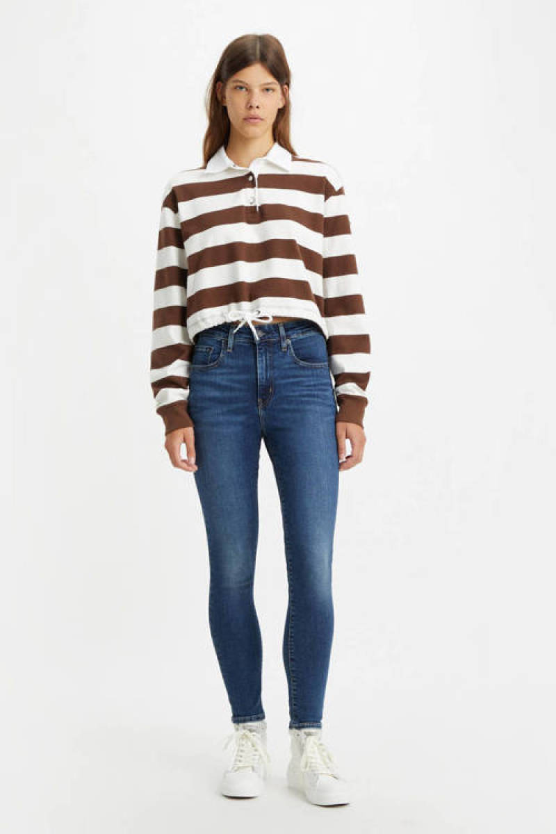 Levi's 721™ High Rise Skinny Jeans dark blue denim