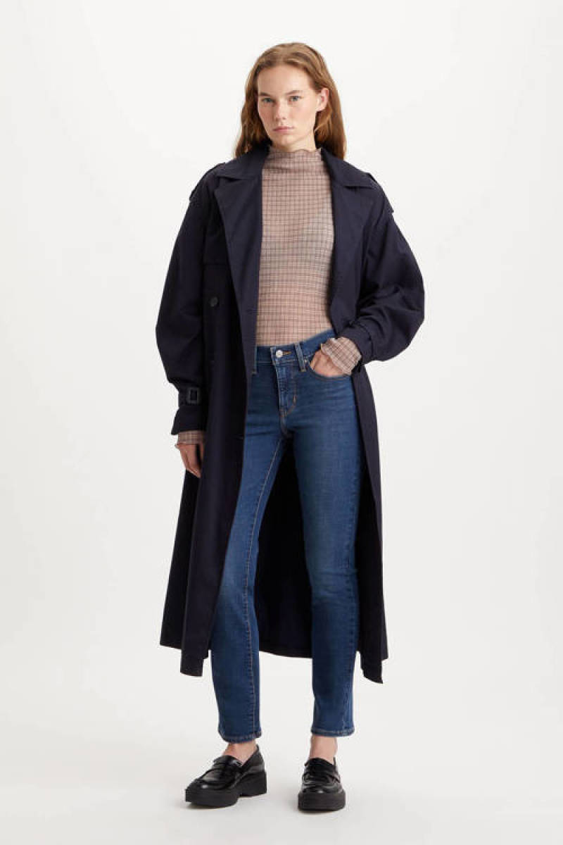 Levi's 312™ Shaping Slim Jeans high waist dark blue denim
