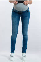 LOVE2WAIT skinny zwangerschapsjeans donkerblauw