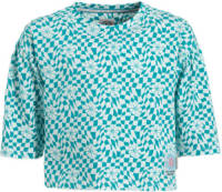 Me & My Monkey T-shirt Marie-Anne met all over print blauw/wit