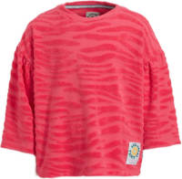 Me & My Monkey badstof top Marie-Anne met zebraprint roze