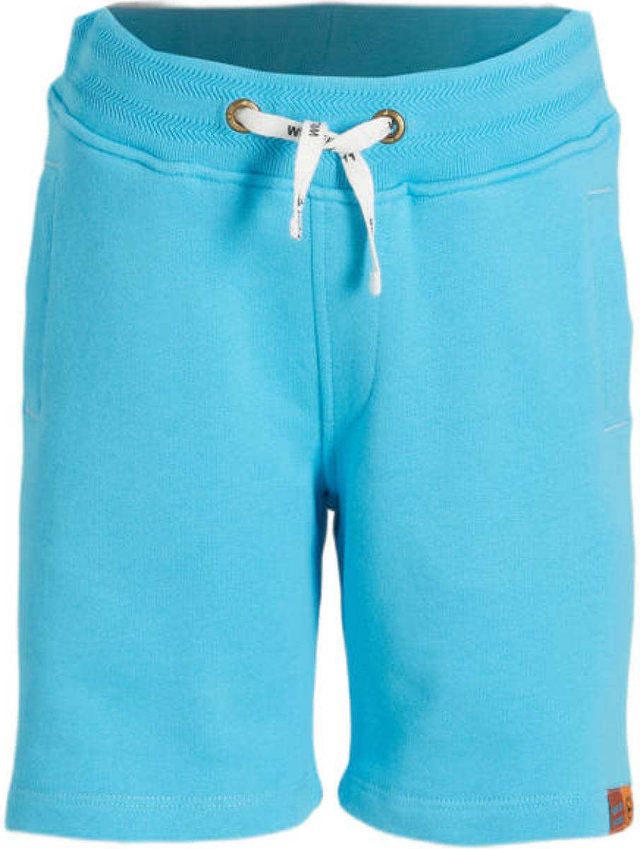 Wildfish short Mikai van biologisch katoen blauw