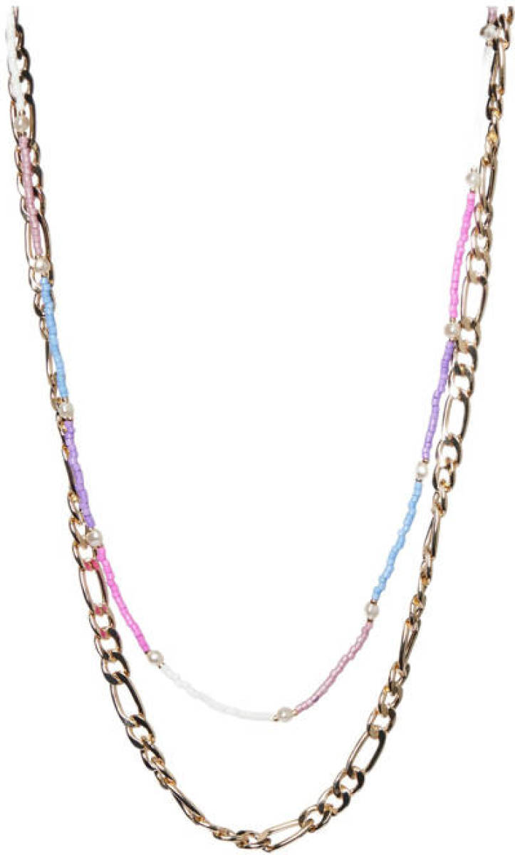 PIECES gelaagde ketting PCBIMI goudkleurig