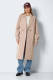 NOISY MAY trenchcoat zomer NMSOFFY zand