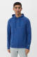 s.Oliver gemêleerde hoodie blauw