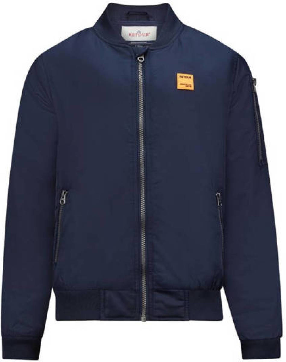 Retour Denim bomberjack zomer Beerten donkerblauw