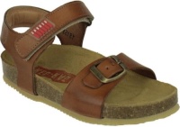 Red Rag 19155 leren sandalen cognac