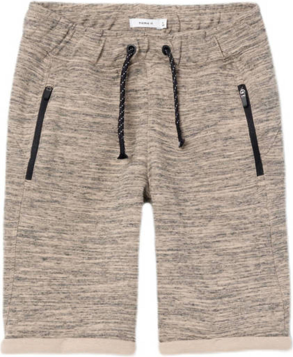 NAME IT KIDS sweatshort NKMSCOTTT zand
