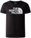 The North Face T-shirt met logo zwart/wit
