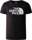 The North Face T-shirt met logo zwart/wit