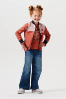 Noppies reversible zomerjas Paducah van gerecycled polyester bruin/roze