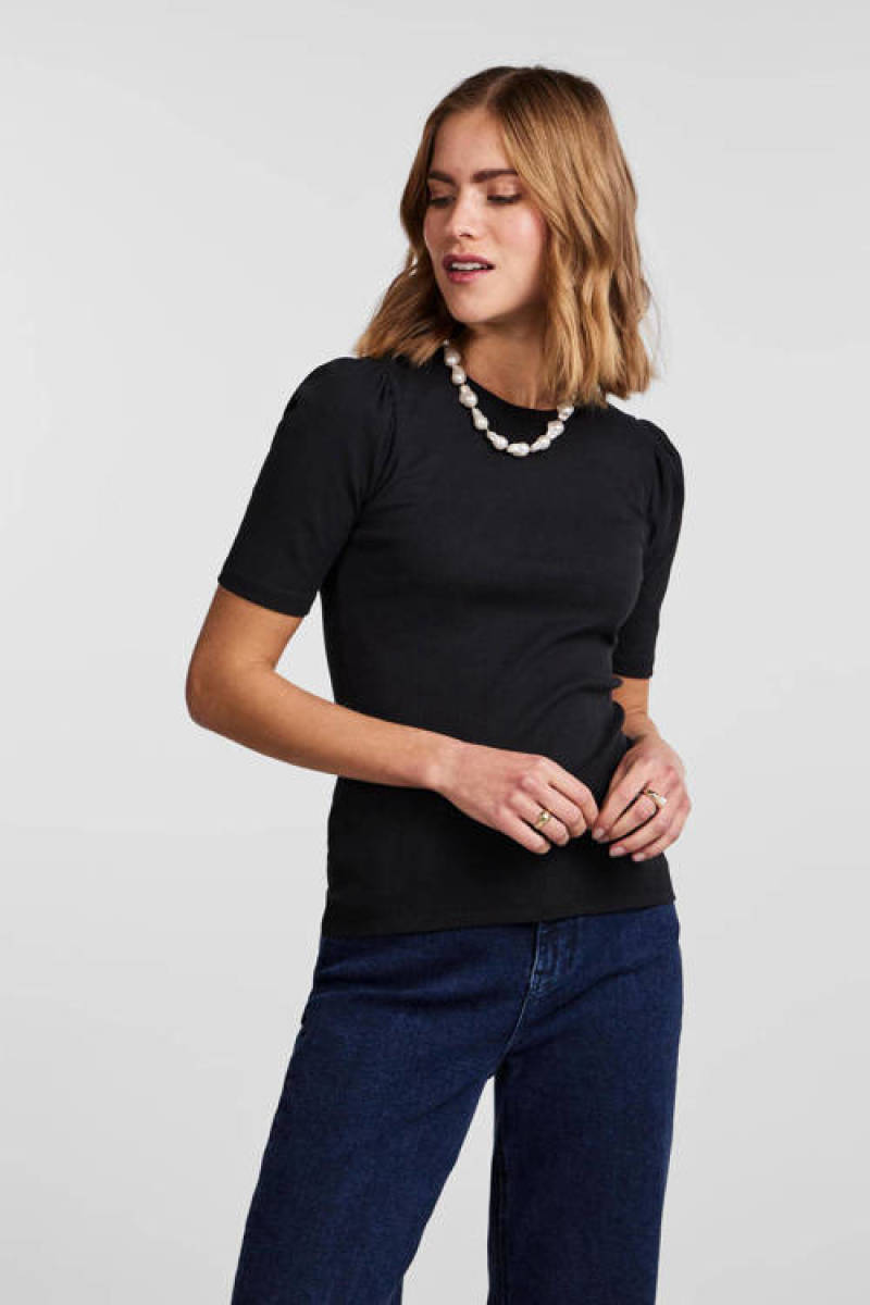 PIECES T-shirt PCRUKA zwart