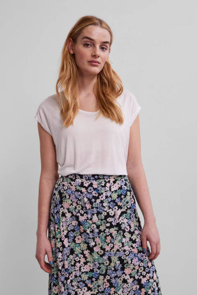 PIECES T-shirt PCBILLO wit