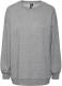 PIECES sweater PCCHILLI grijs