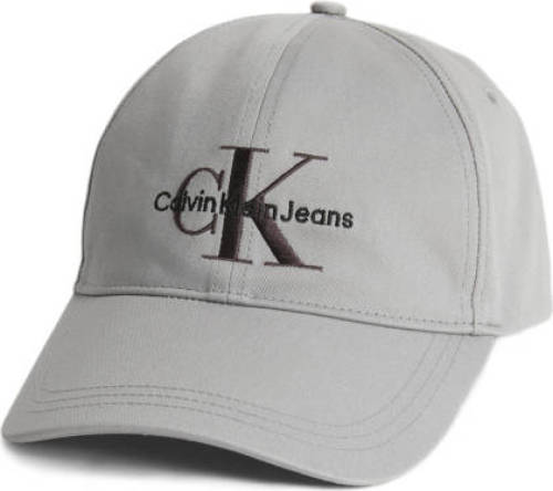 CALVIN KLEIN JEANS pet met logo grijs