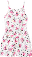 NAME IT KIDS jumpsuit NKFVIGGA met all over print wit/roze