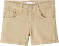 NAME IT KIDS regular fit short NKFROSE zand