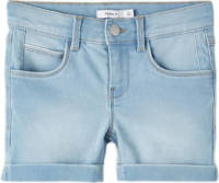 NAME IT KIDS slim fit denim short NKFSALLI light blue denim