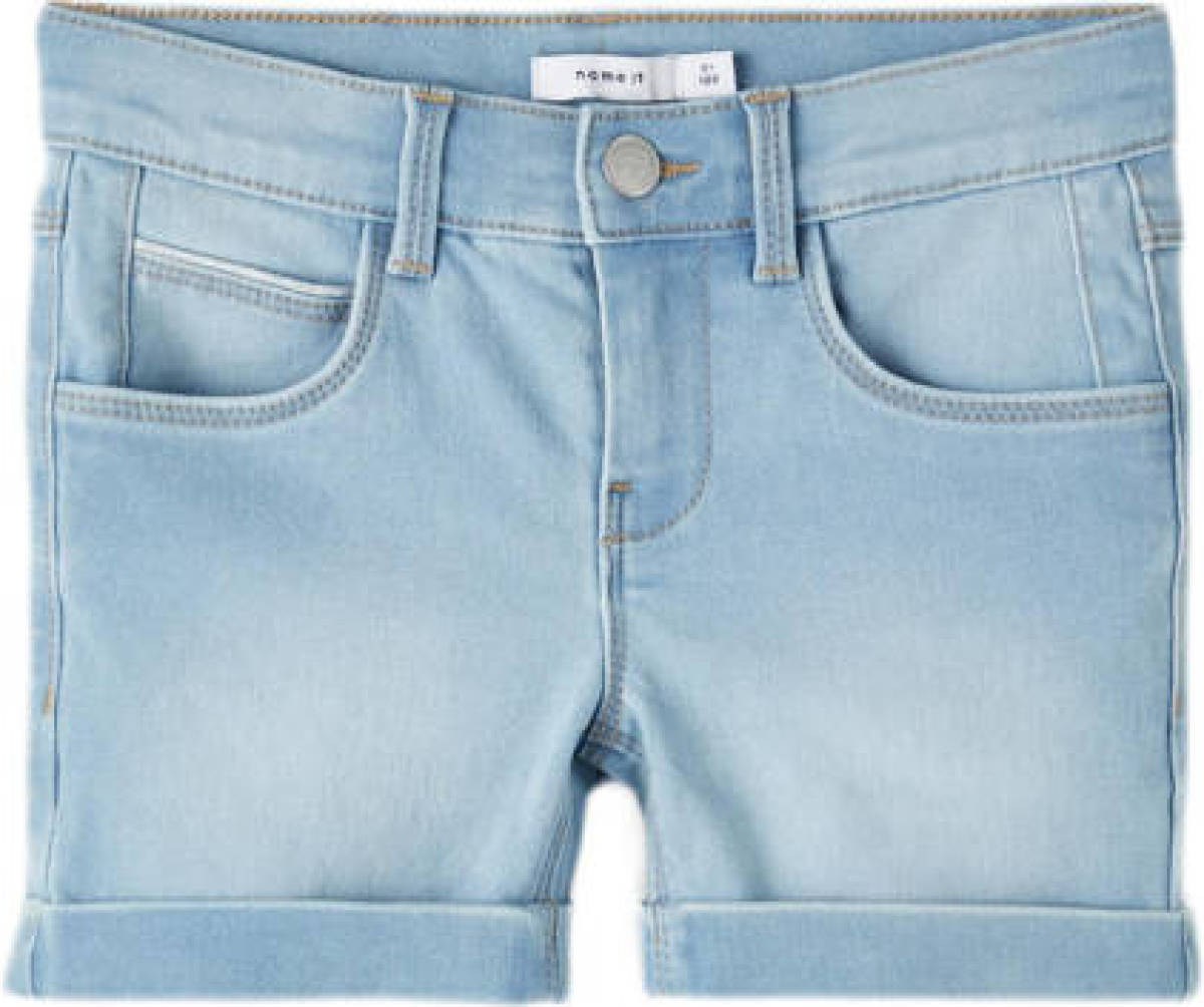 NAME IT KIDS slim fit denim short NKFSALLI light blue denim