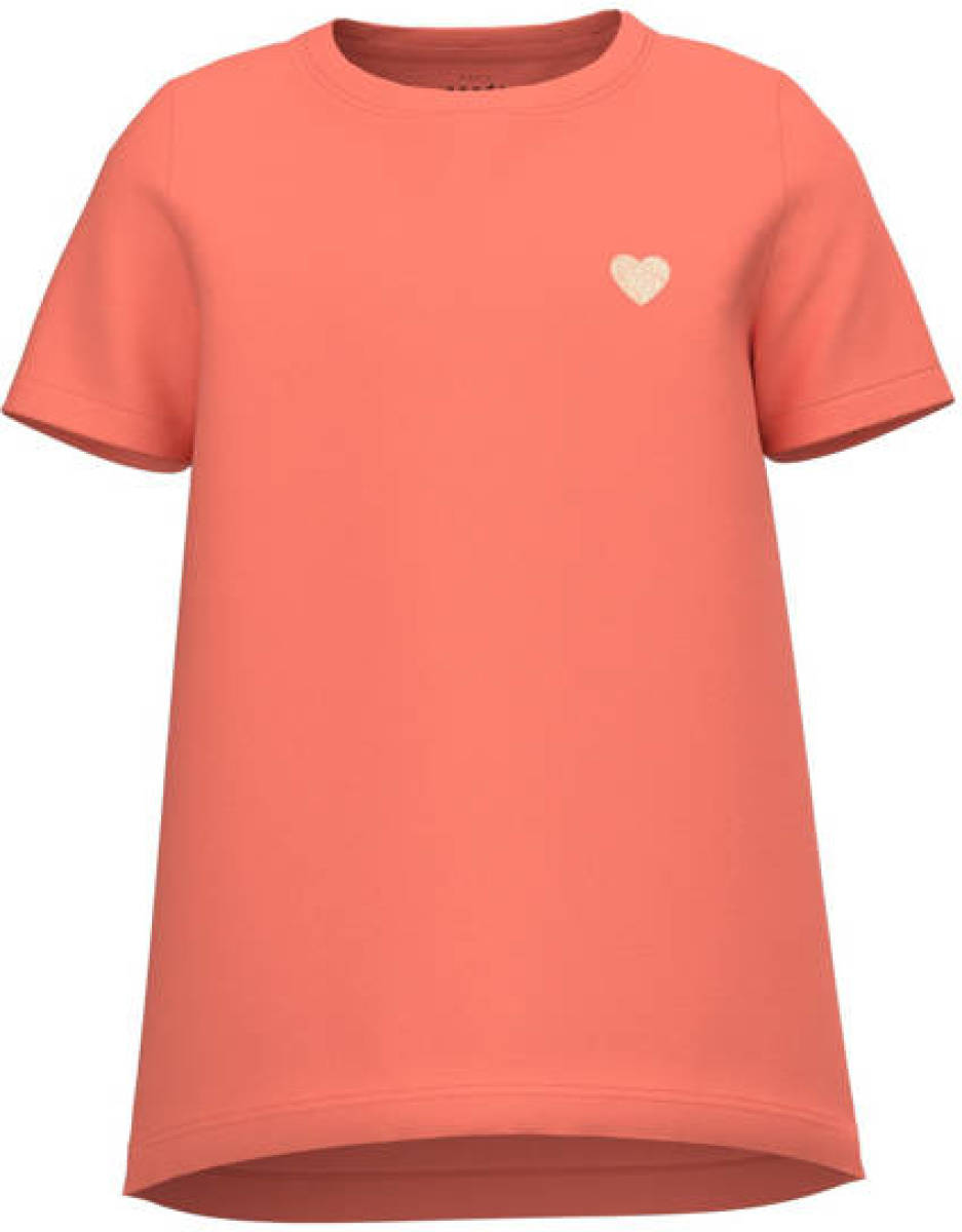 NAME IT KIDS T-shirt NKFVIOLINE koraal