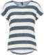 VERO MODA Shirt met korte mouwen VMWIDE STRIPE S/L TOP GA JRS NOOS