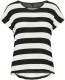 VERO MODA gestreept T-shirt VMWIDE zwart/wit