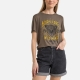 VERO MODA gestreept T-shirt VMWIDE zwart/wit