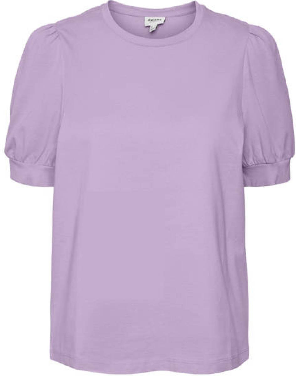 AWARE by VERO MODA top VMKERRY van biologisch katoen paars