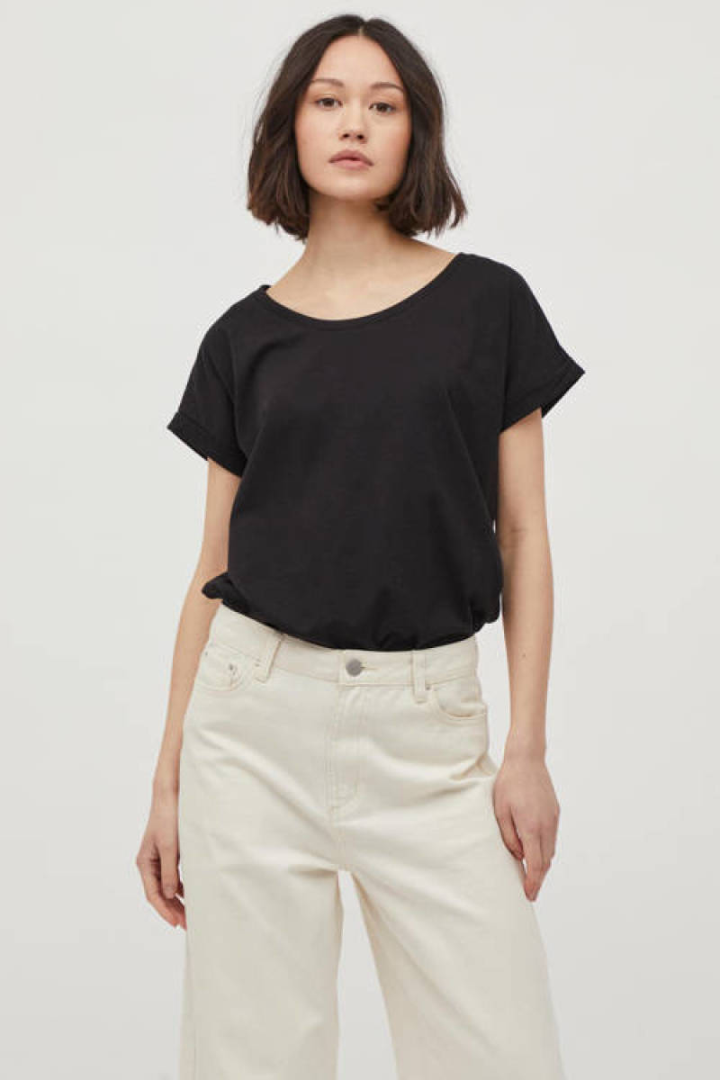 VILA T-shirt VIDREAMERS met biologisch katoen zwart