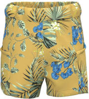 NAME IT MINI gebloemde short NMFFLORENCE geel