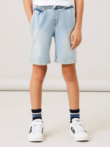 NAME IT KIDS short NKMRYAN light blue denim - (set van 1)