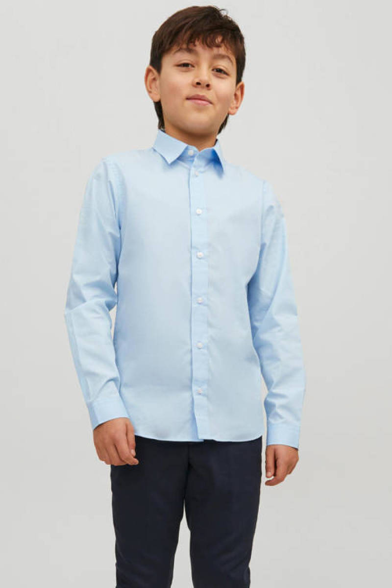 Jack & Jones JUNIOR overhemd JJJOE lichtblauw