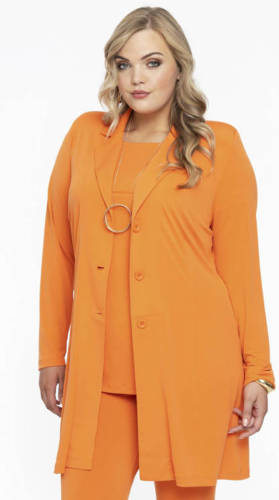 Yoek blazer oranje