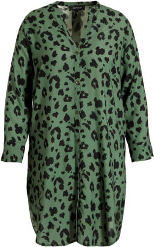 GREAT LOOKS Lange blouse met luipaard print