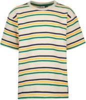 Vingino gestreept T-shirt JOPPE beige/geel/groen