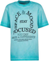 Vingino T-shirt JOEY met printopdruk aqua blauw