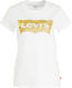 Levi's T-shirt met logo wit/goud