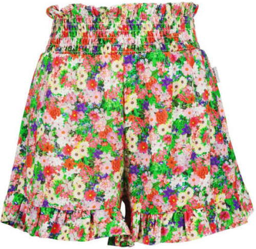 Vingino gebloemde short RIANNE roze/multicolor