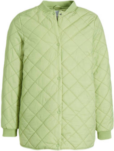 VERO MODA GIRL quilted zomerjas VMHAYLE groen