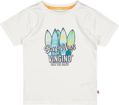 Vingino T-shirt HEIKO met printopdruk offwhite