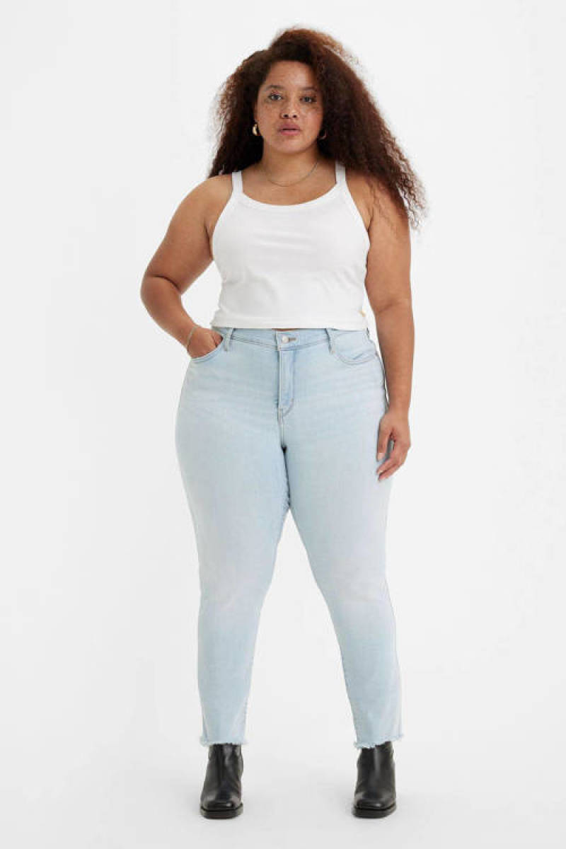 Levi's Plus 311 shaping high waist skinny jeans slate scan plus