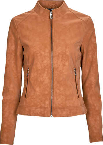Desigual leren jas camel