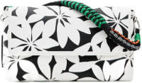 Desigual gestantste crossbody tas met bloemen wit/zwart