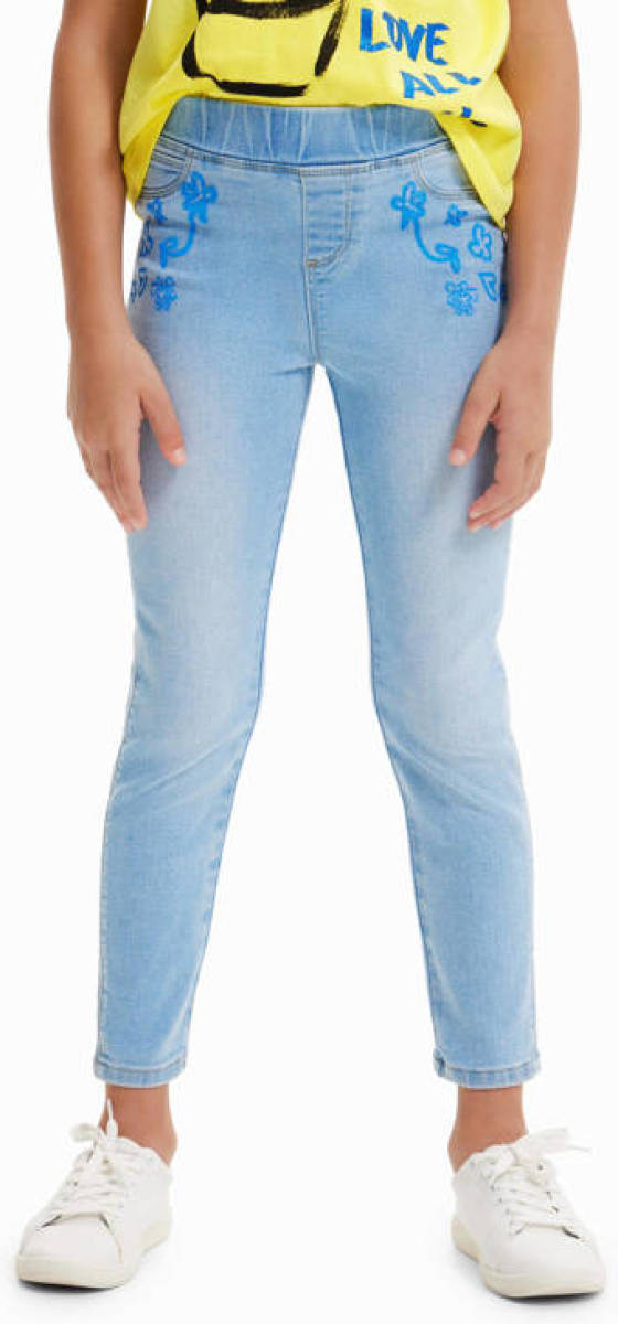 Desigual skinny jegging lichtblauw