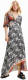 Desigual maxi jurk met paisleyprint zwart/wit/rood